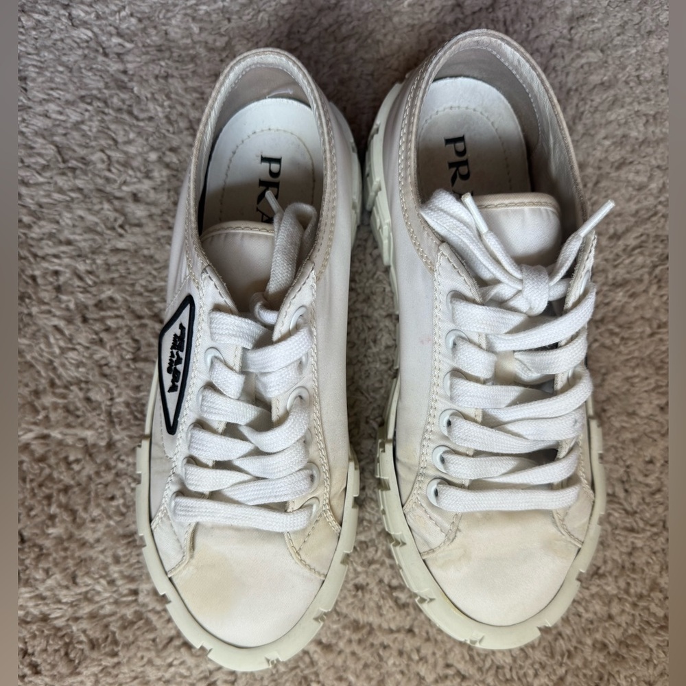 Prada Double Wheel Platform Sneakers - image 2